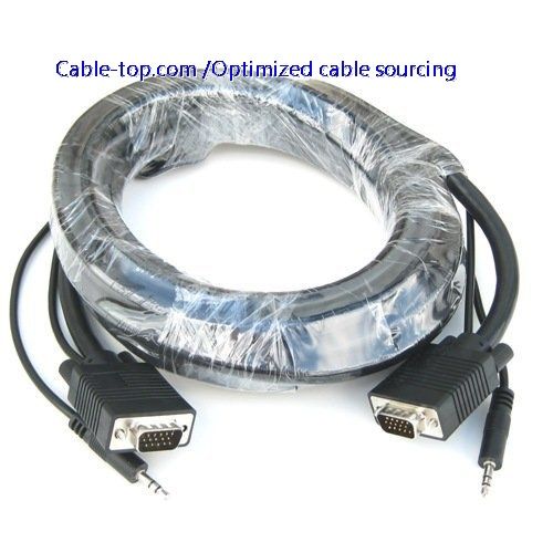 SVGA Cable Cable Matters VGA to VGA Cable with Ferrites 6 Feet Available 3FT - 100 FT in Length 