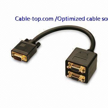 VGA to 2*VGA spliiiter cable