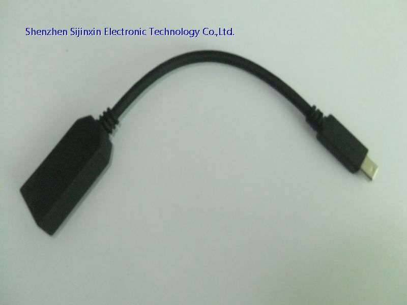 Mini Displayport公转Displayport母转接线