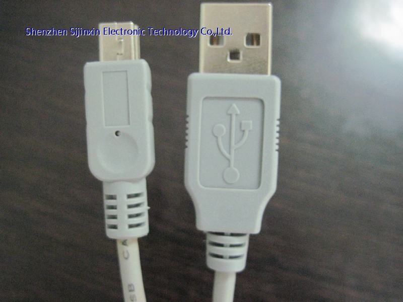 Mini USB cable-M/M