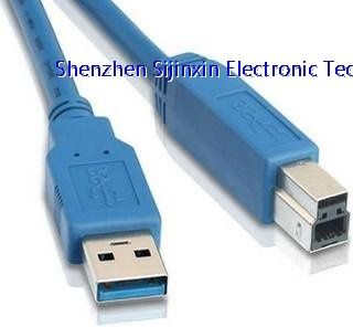 USB3.0 A male to B male printer cable