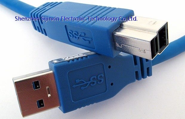 USB3.0 A male to B male printer cable