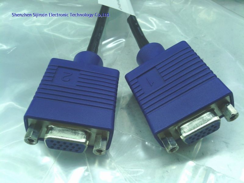DMS59 to 2*VGA Y splitter cable-M/F DMS59 to 2*VGA Y splitter cable-M/F