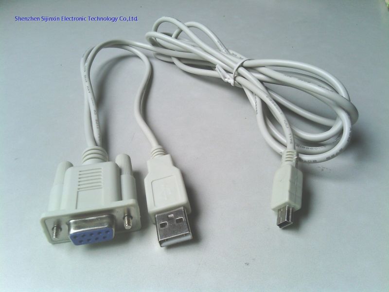 OEM DB9 to USB+MD+terminal cable